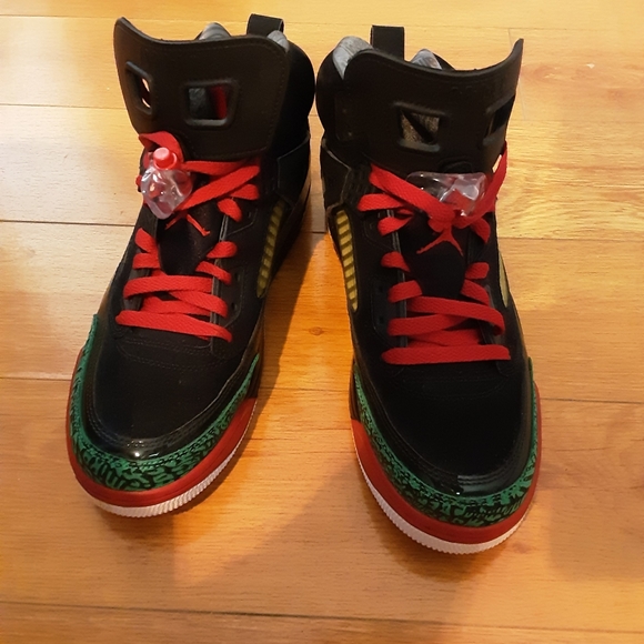 Nike Jordan Spizike OG Black Varsity Red/Green Classic - Picture 2 of 4